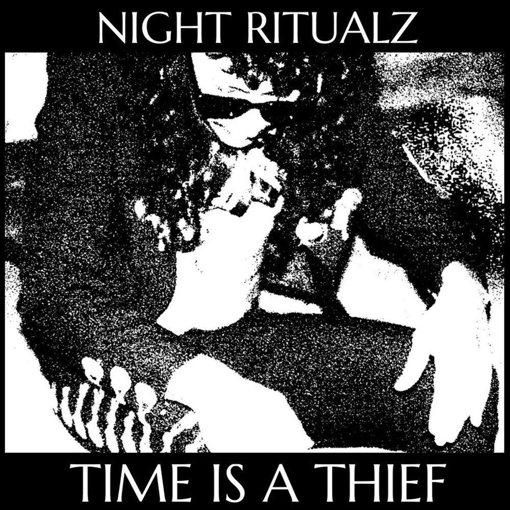 the album cover for Night Ritualz - Time Is A Thief