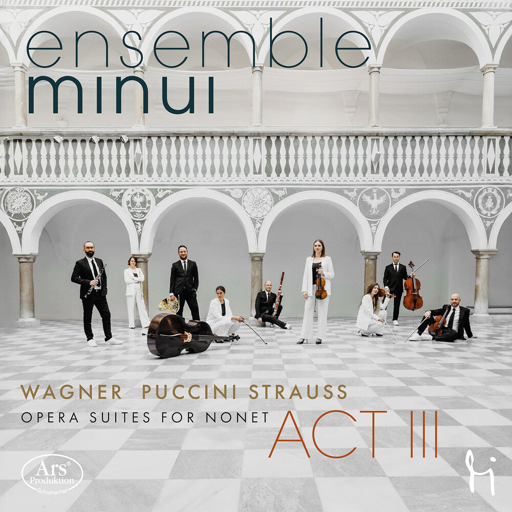 the album cover for ensemble minui - Act Iii