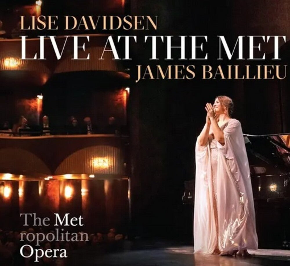the album cover for Lise Davidsen / Baillieu,James - Live At The Met