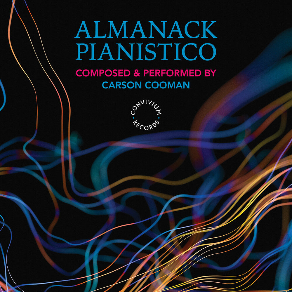 the album cover for Carson Cooman - Almanack Pianistico