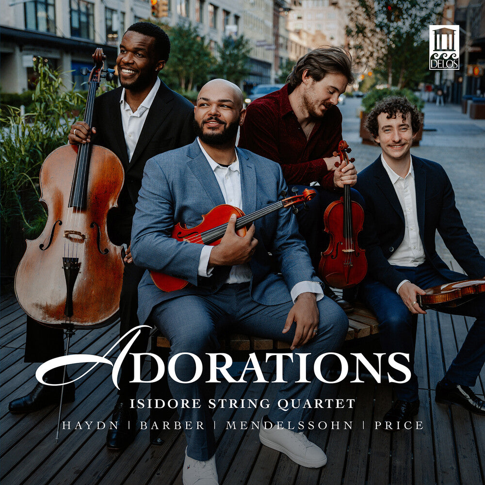 the album cover for Isidore String Quartet - Adorations