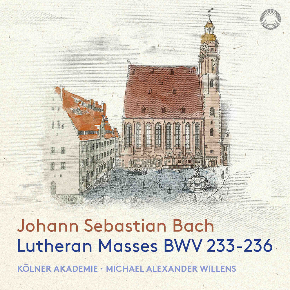 the album cover for Kölner Akademie - J.S. Bach: Lutheran Masses Bwv 233-236