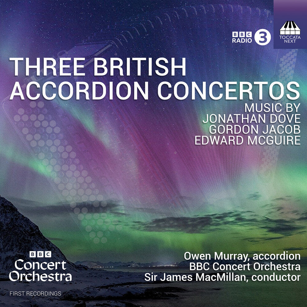 the album cover for Owen Murray - Three British Accordion Cons