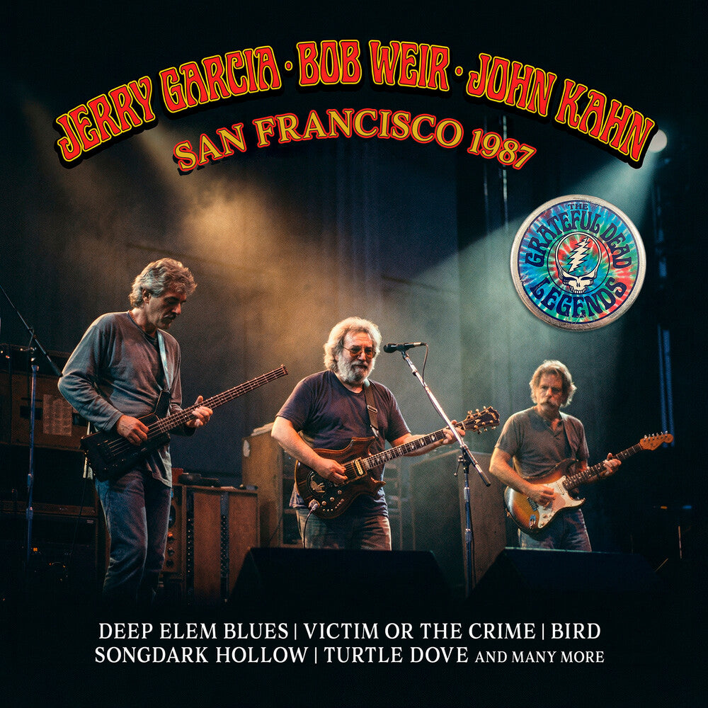 the album cover for Jerry Garcia / Weir,Bob / Kahn,John - San Francisco 1987