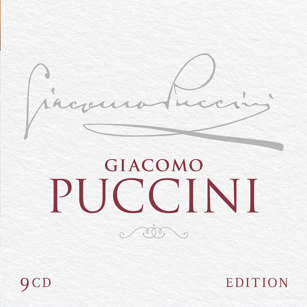 the album cover for Giacomo Puccini - Giacomo Puccini Edition (9 Cd Box)