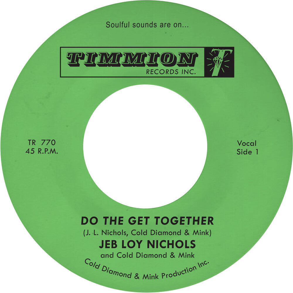 the album cover for Jeb Nichols Loy / Cold Diamond & Mink - Do The Get Together