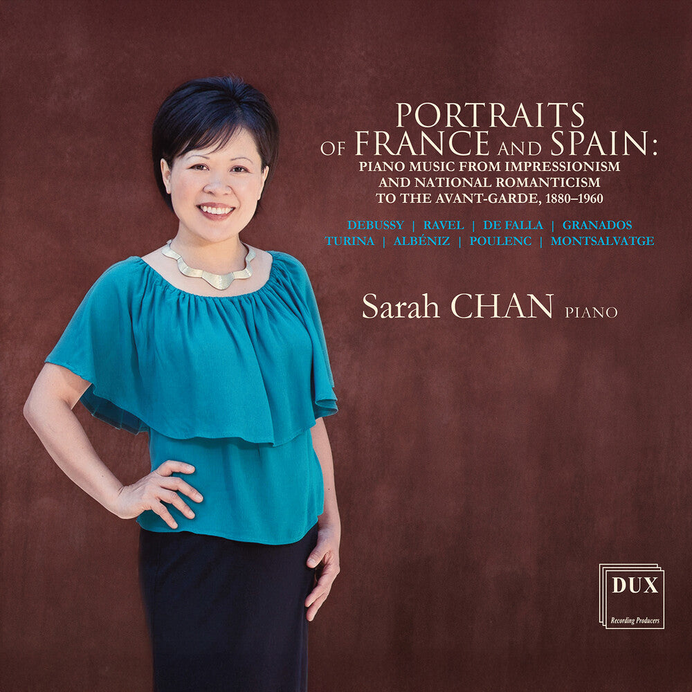 the album cover for Sarah Chan - Portraits Of France & Spain