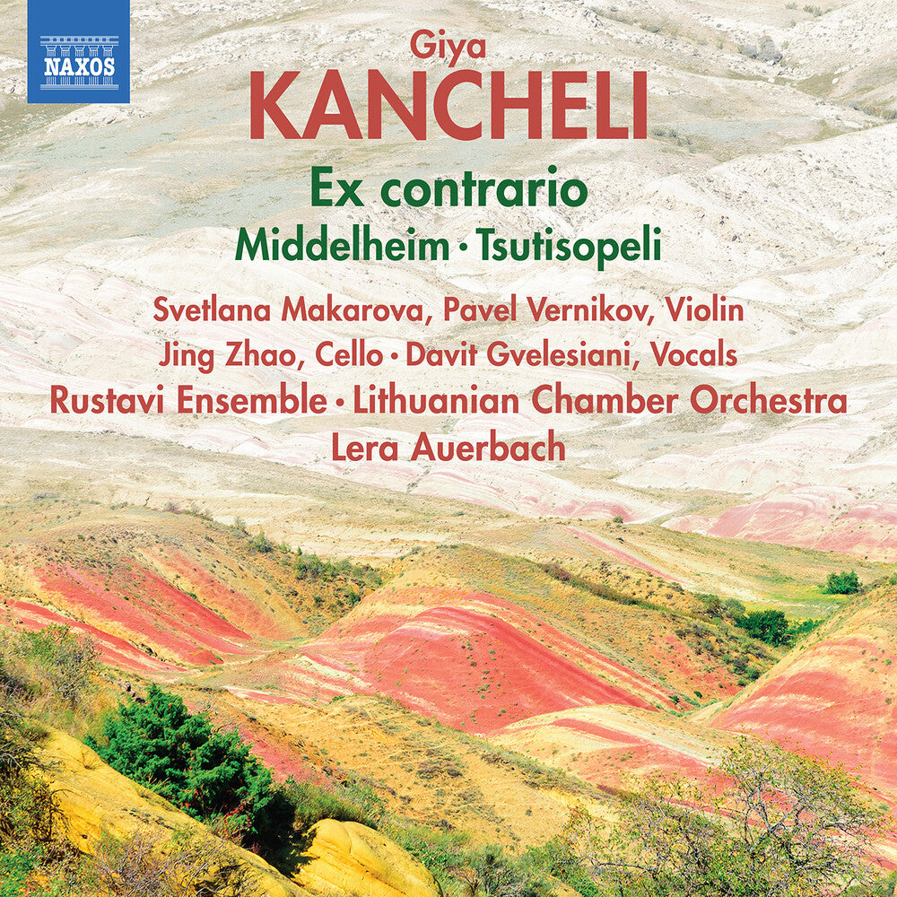 the album cover for Svetlana Makarova - Kancheli: Ex Contrario Middelheim Tsutisopeli