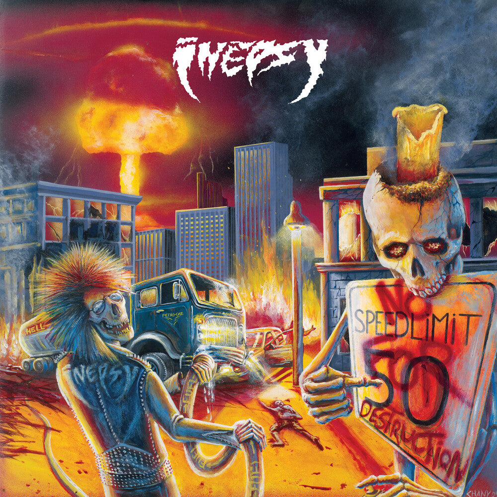 the album cover for Inepsy - No Speed Limit for Destruction