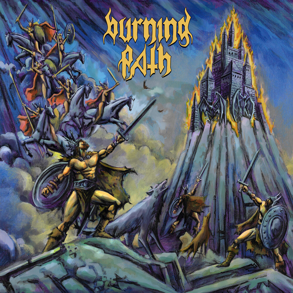 the album cover for Burning Path - Burning Path