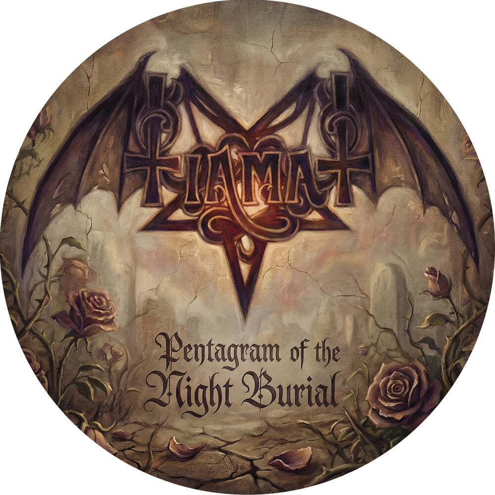 the album cover for Tiamat - Pentagram Of The Night Burial (Pict)
