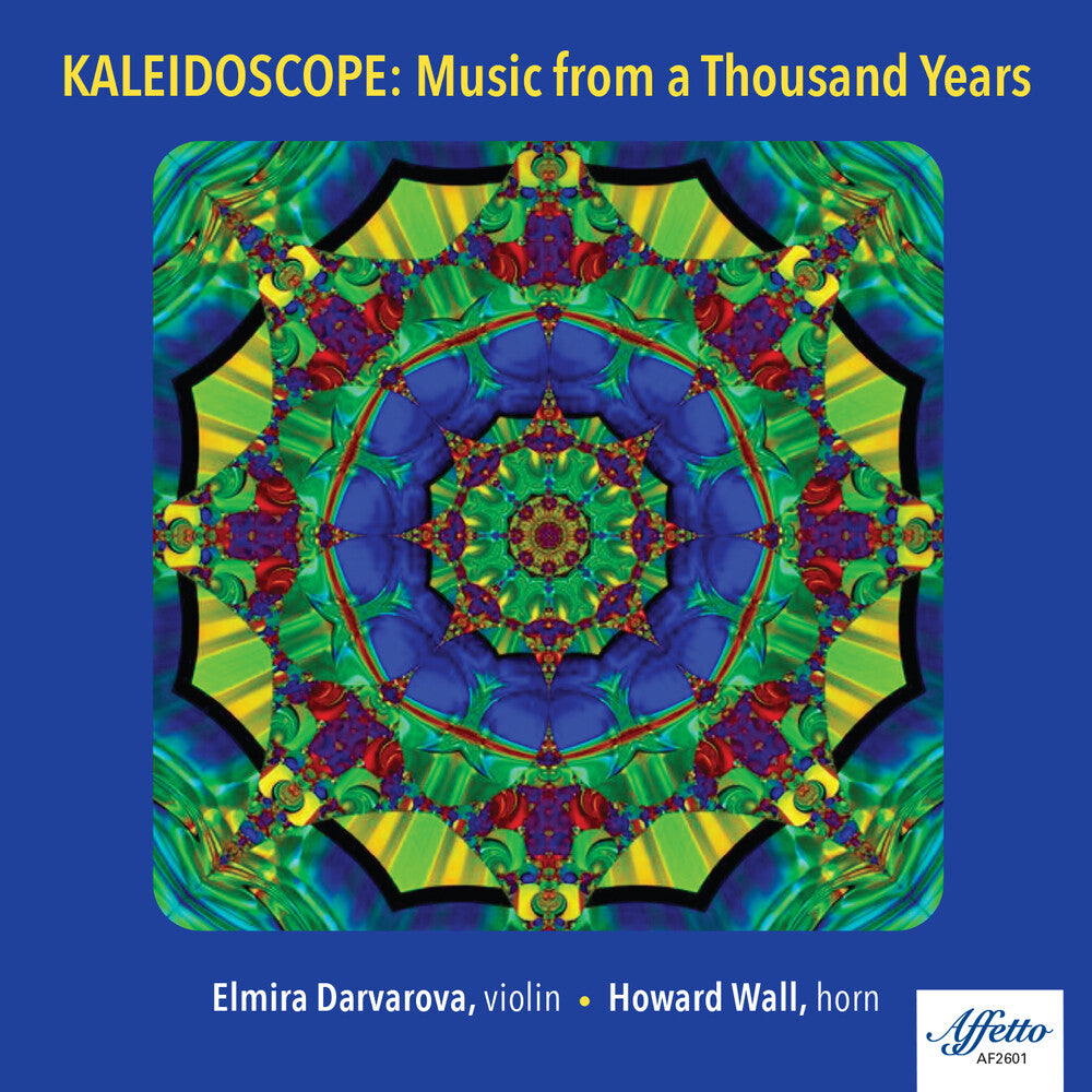 the album cover for Howard Wall - Kaleidoscope - Music From A Thousand Years