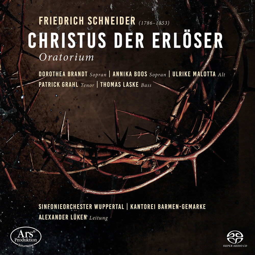 the album cover for Dorothea Brandt - Christus Der Erloser