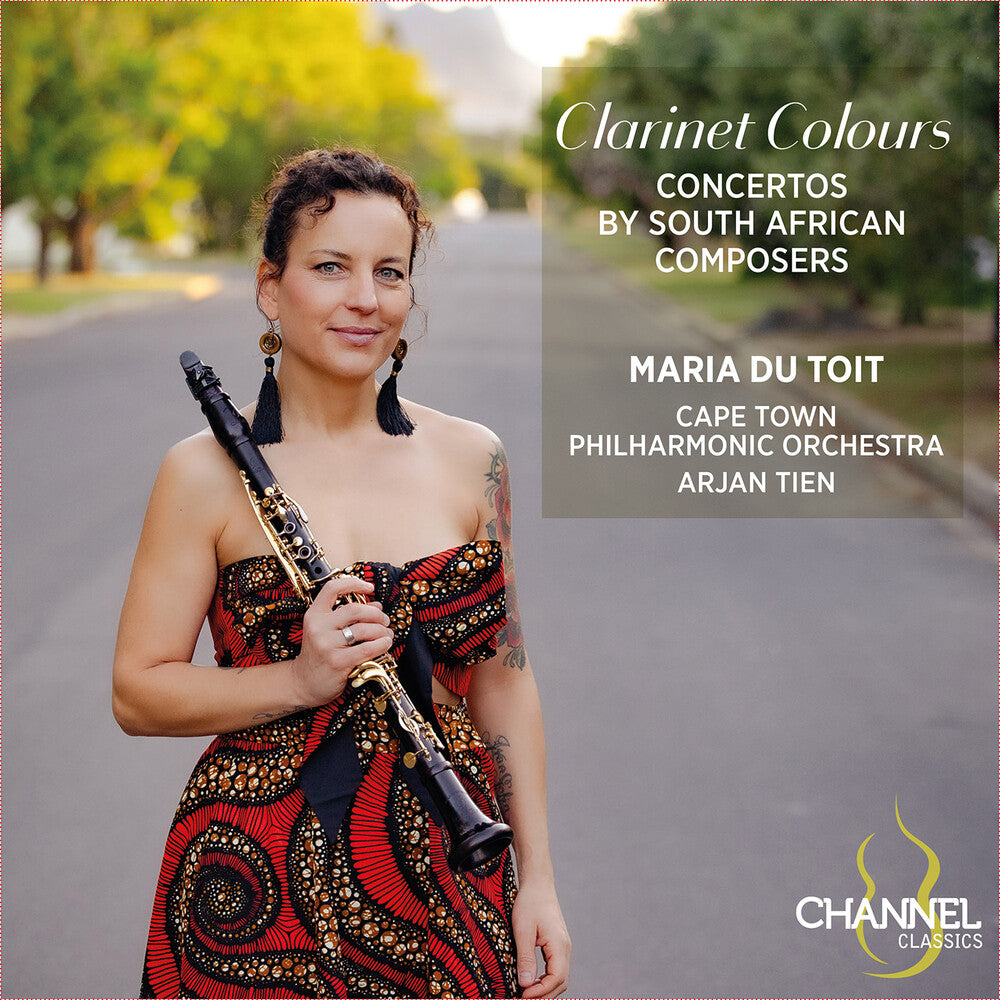 the album cover for Du Maria Toit - Clarinet Colours