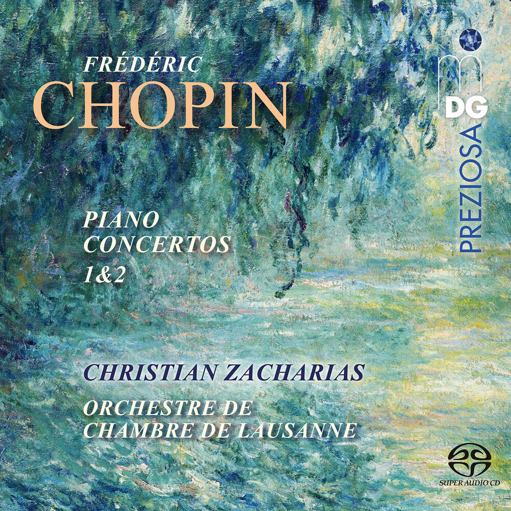 the album cover for Christian Zacharias - Chopin: Complete Pno Cons