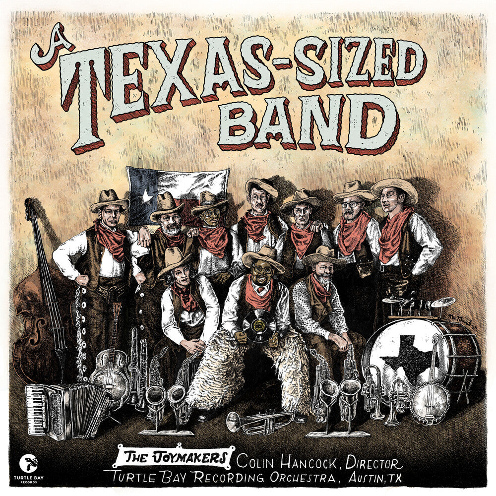 the album cover for Joymakers - Texas-Sized Band