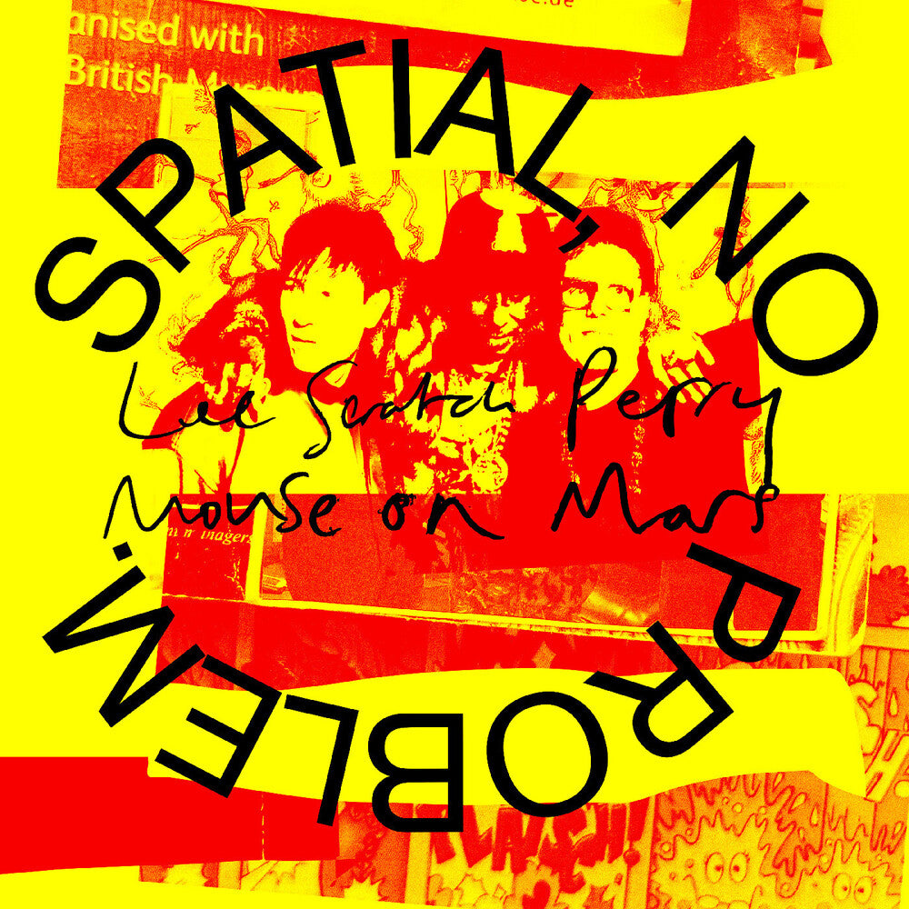 the album cover for Lee Perry Scratch / Mouse On Mars - Spatial No Problem.