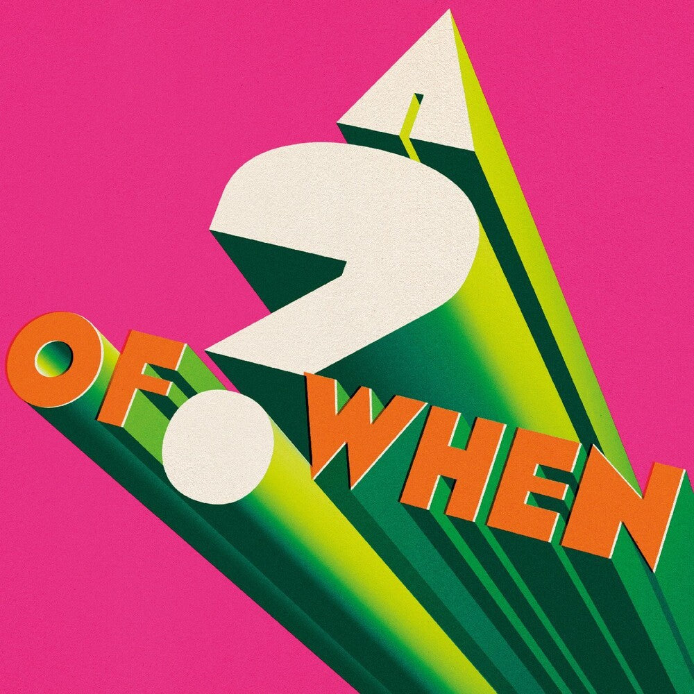 the album cover for Panda Bear & Sonic Boom - A ? Of When