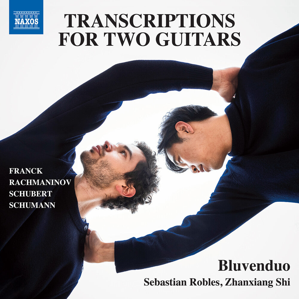 the album cover for Bluvenduo - Transcriptions For 2 Guitars