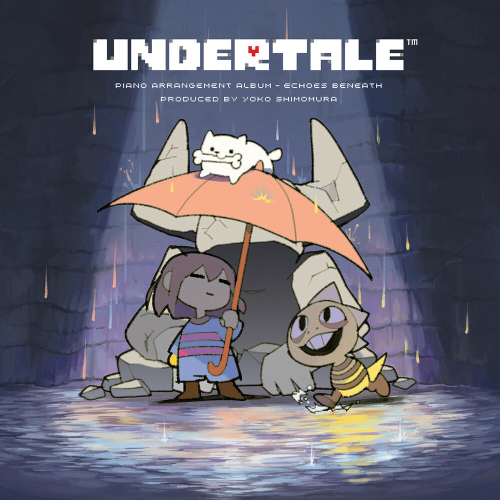 the album cover for Game Music (Jpn) - Undertale Piano Arrangement Album - Echoes Beneath