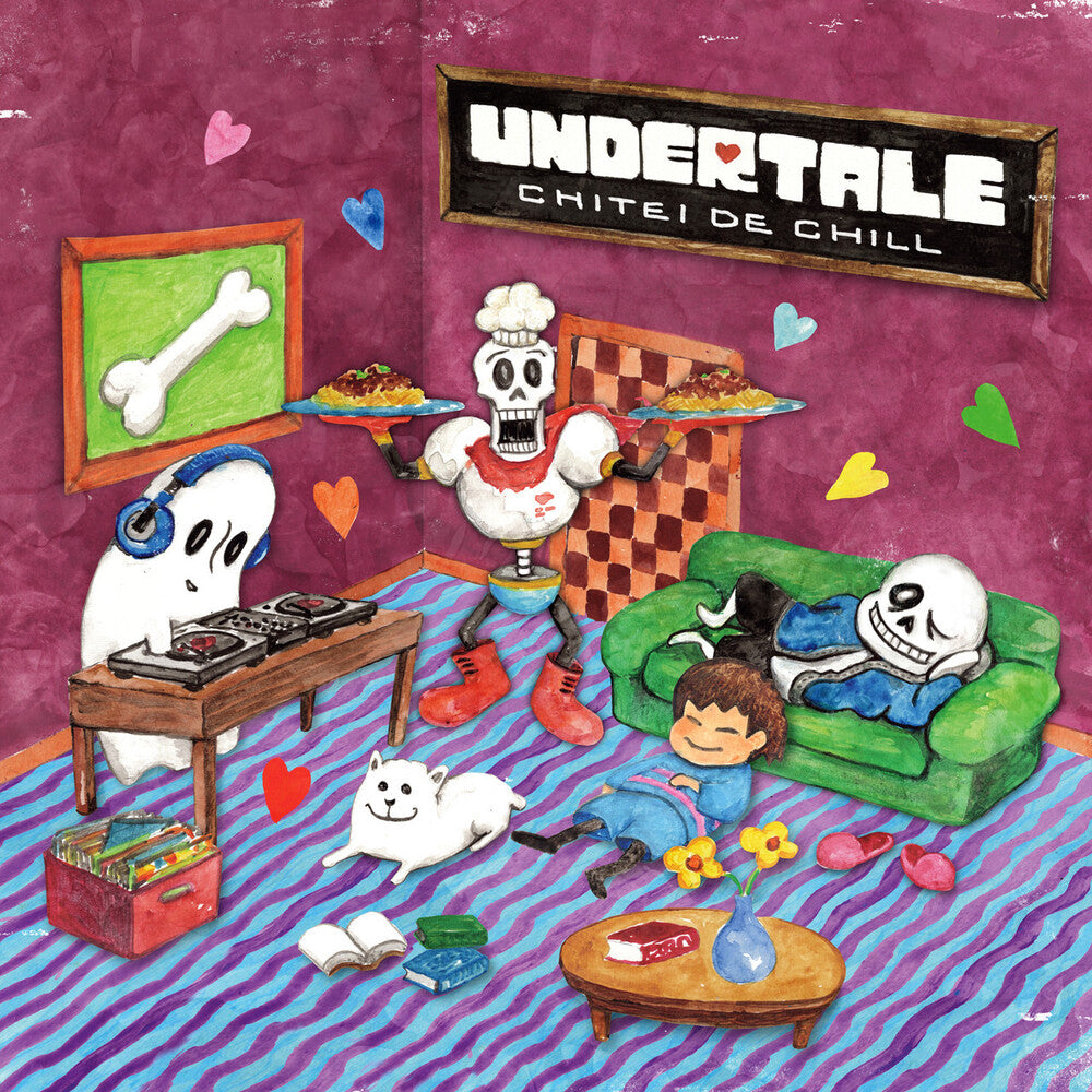 the album cover for Game Music (Jpn) - Undertale: Chitei De Chill (Jpn)