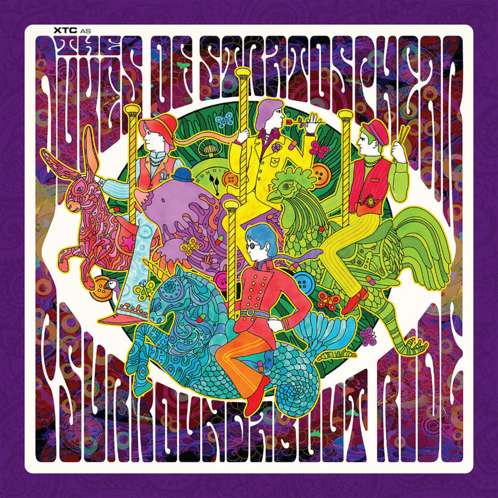 the album cover for Xtc As Dukes of Stratosphear - Psurroundabout Ride - Cd + Blu-Ray (Wbr) (Atmo)
