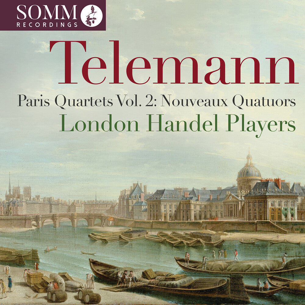 the album cover for London Handel Players - Telemann: Paris Qrts Vol. 2 - Nouveaux Quatuors