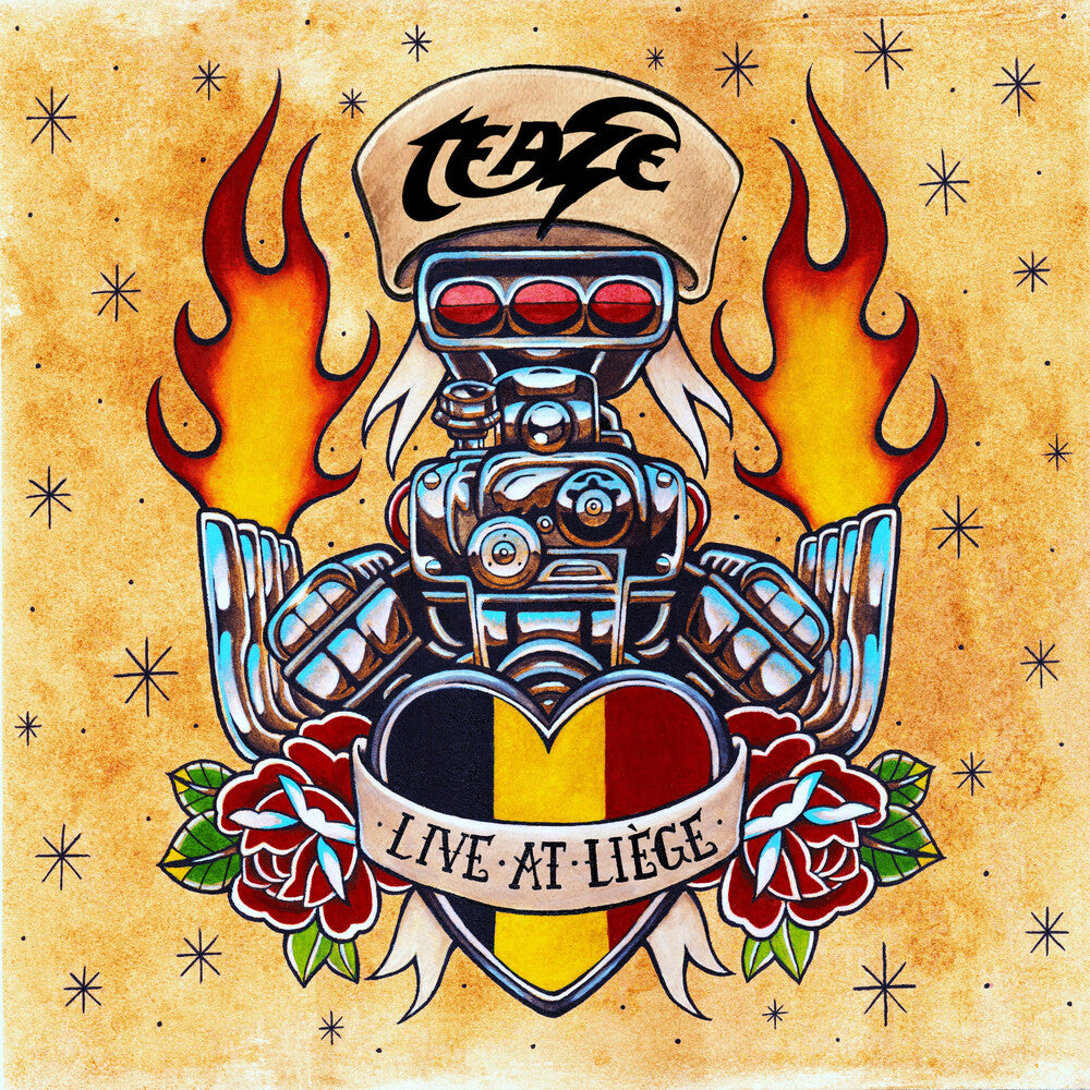 the album cover for Teaze - Live At Liege