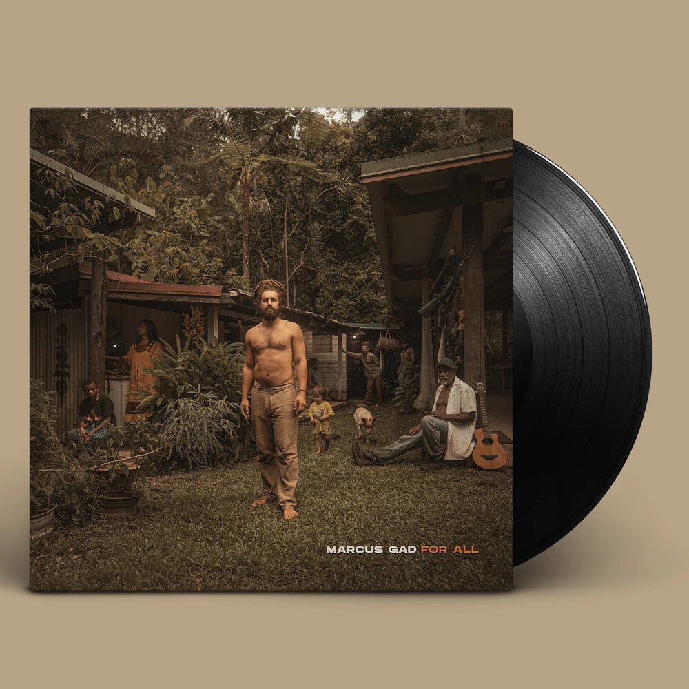 the album cover for Marcus Gad - For All