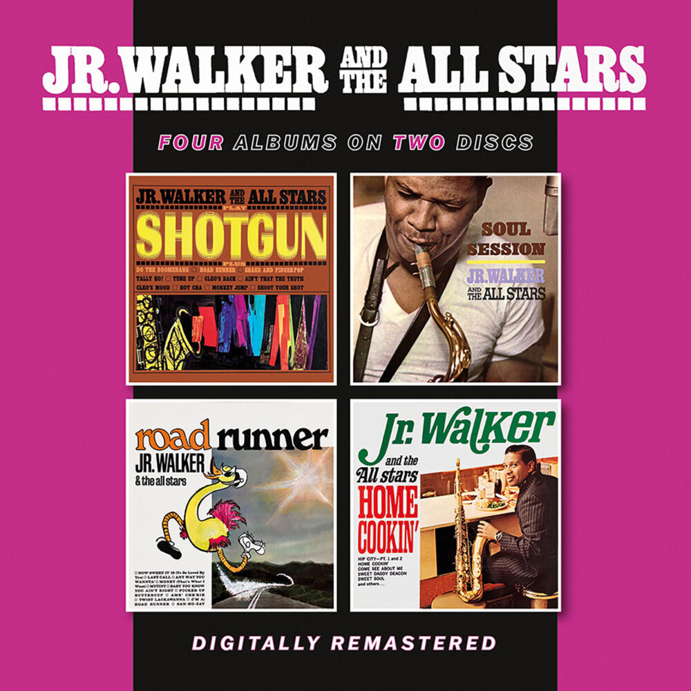the album cover for Jr Walker & The All Stars - Shotgun / Soul Session / Road Runner / Home (Uk)