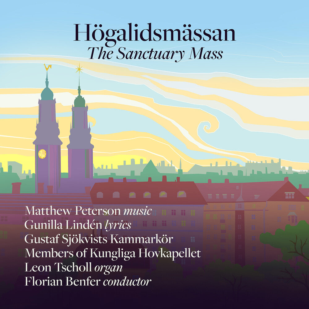 the album cover for Gustaf Sjokvists Kammarkor - Hogalidsmassan - Sanctuary Mass