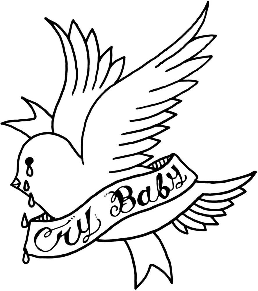 the album cover for Lil Peep - Crybaby (Bonus Track)
