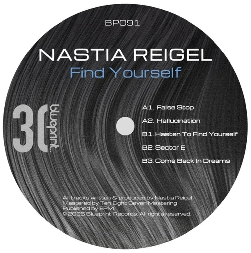 the album cover for Nastia Reigel - Find Yourself (Ep)