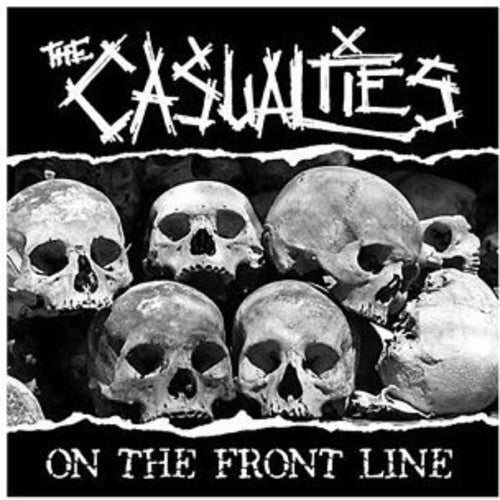 the album cover for The Casualties - On the Front Line