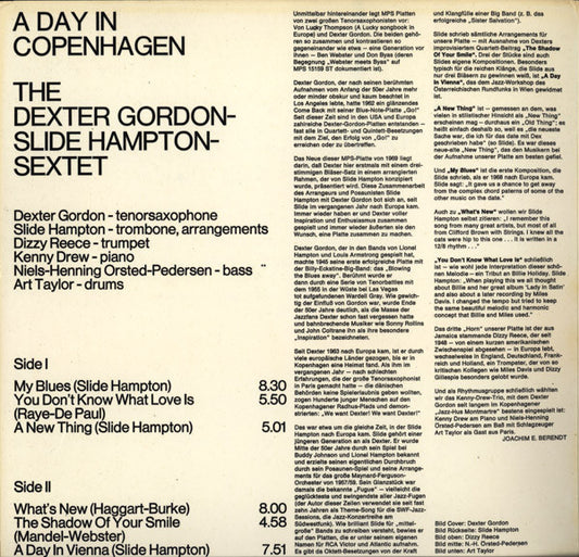 Dexter Gordon / Slide Hampton - A Day In Copenhagen