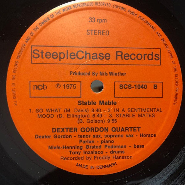 Dexter Gordon Quartet - Stable Mable