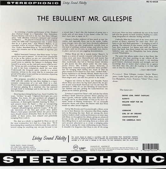 Dizzy Gillespie - The Ebullient Mr. Gillespie