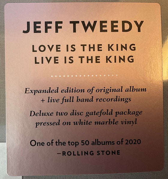 Jeff Tweedy - Love Is The King / Live Is The King