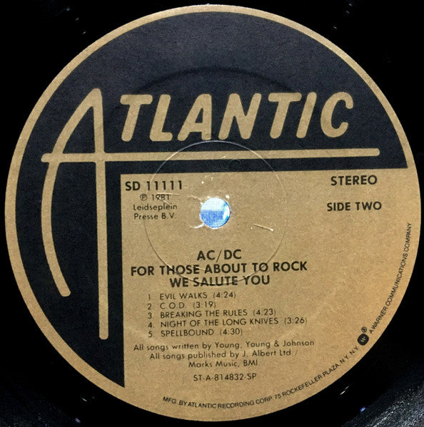 AC/DC - For Those About To Rock (We Salute You)