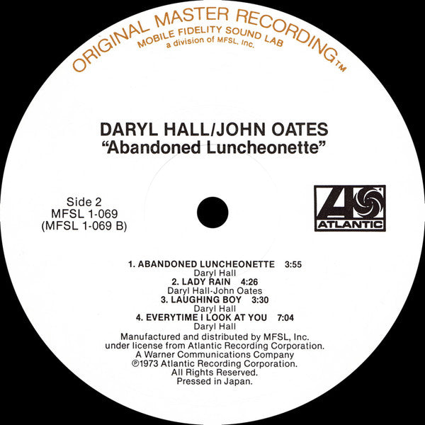 Daryl Hall / John Oates - Abandoned Luncheonette