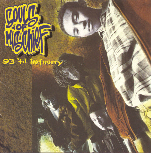 the album cover for Souls Of Mischief - 93 Til Infinity