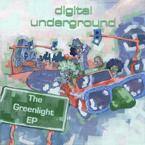 the album cover for Digital Underground - Greenlight