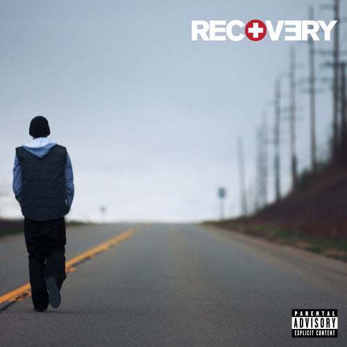 the album cover for Eminem - Recovery