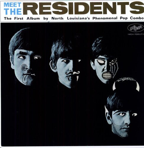 the album cover for The Residents - Meet the Residents