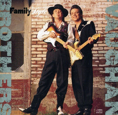 the album cover for VAUGHAN BROTHERS - Family Style
