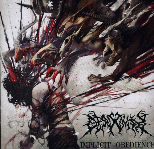 the album cover for Desecravity - Implicit Obedience
