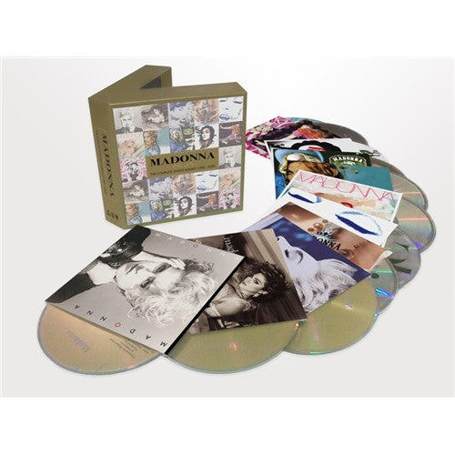 the album cover for Madonna - Complete Studio Albums (1983-2008) [Import]