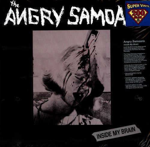 the album cover for Angry Samoans - Inside My Brain