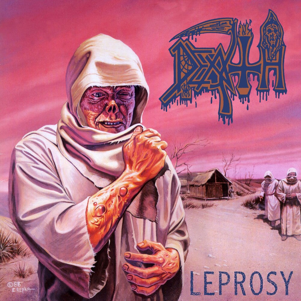 the album cover for Death - Leprosy [Remastered]