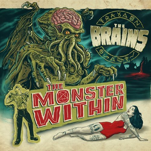 the album cover for Brains - Monster Within